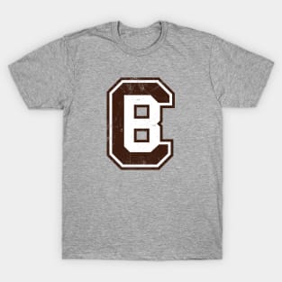 CB Football Monogram - Orange T-Shirt